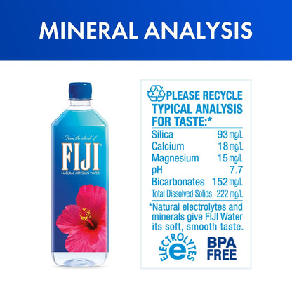 Natural Artesian Bottled Water, 1 Liter / 33.8 Fl Oz (Pack of 12) - photo 3