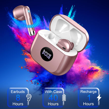 Wireless Earbuds, Bluetooth 5.4 Ear Buds, LED Power Display, 6D Bass Stereo - photo 7
