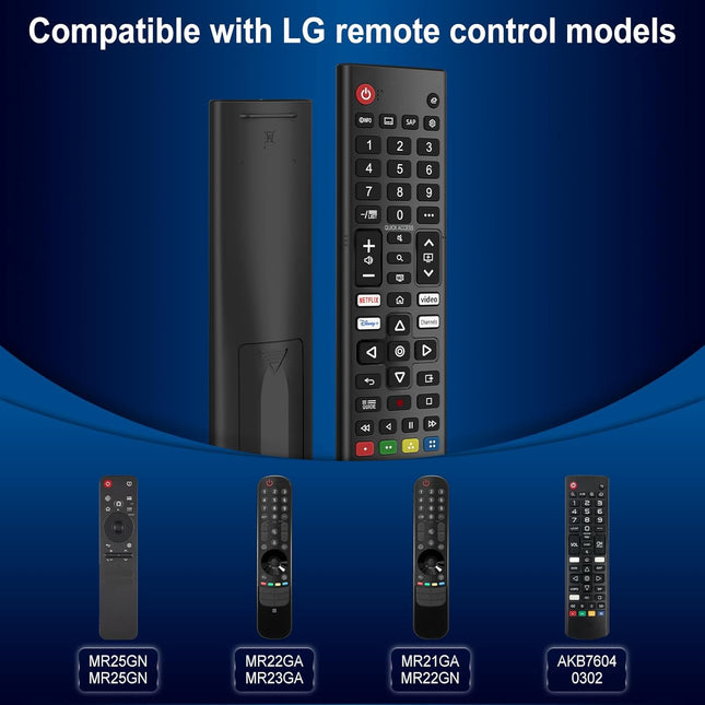 (Pack of 2) Replacement for LG-TV-Remote - product image