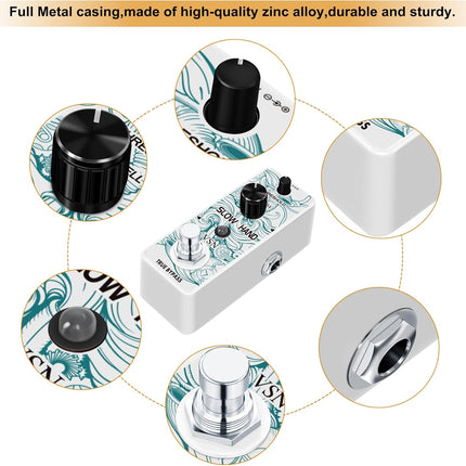 VSN Delay Slow Hand Effect Guitar Pedal for Digital Pedals Electric Guitar Slow Gear Effects Pedal Ture Bypass Mini Size …