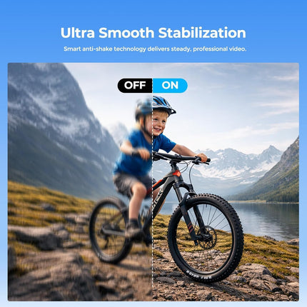 4K Mini Body Camera, Thumb Size POV Cam Action Camera with WiFi, EIS Stabilization, Magnetic Mount, 64GB Storage, Charging Case, Hands-Free Recording for Content Creator TikTok YouTube Vlogging