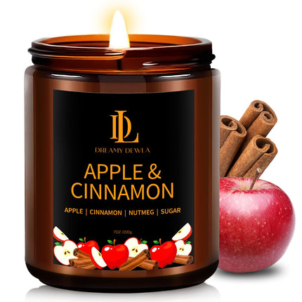 Fall Candles Set for Home Scented, 4 Pack 28oz, Soy Wax