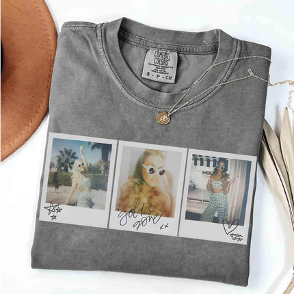 Handmade Fre-ya Sk-ye Portrait Shirt, Stars Alig-n Tour Selfie Star Concert Merch, Memorabilia Best Friend Matching Shirt Multicolor Women Kids