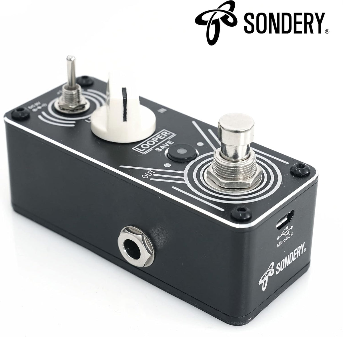 Looper Pedal Triple Loop, Each Track 30 Minutes Looping Time, Access to Upload/Download Music Files Via - photo 2