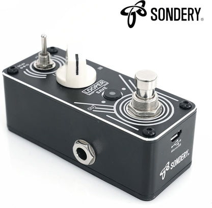Looper Pedal Triple Loop, Each Track 30 Minutes Looping Time, Access to Upload/Download Music Files Via - photo 2
