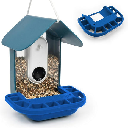 Silicone Perch Extender Compatible with Bird Buddy Feeder – 9" Wide Platform, Adds Space for Multiple Birds, Weather-Resistant Birdbuddy Accessories