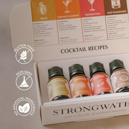 Strongwater - Bitters Sample Set - 4 Flavors, .5oz Each