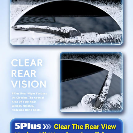 5 PLUS® 8" Rear Wiper Blade Replacement for Toyota Prius C 2019-2012 /Lexus CT200h 2017-2011 /Scion xD 2014-2008 Rear Windshield Wiper Blade (8-A)