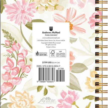 Scriptures and Florals 2027 Weekly/Monthly Planner Calendar