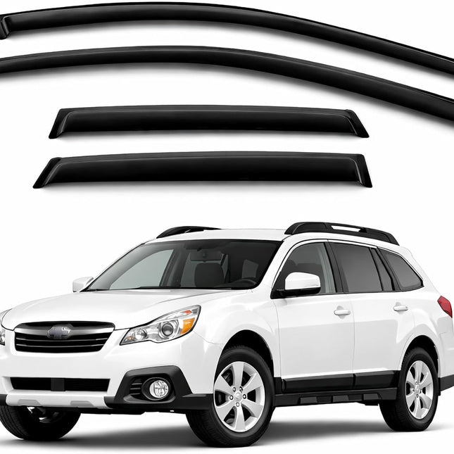 Outside Mount Rain Guards for 2008-2011 Outback Sport, 4-Piece Set