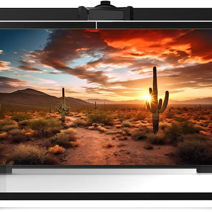 Reptile Habitat Background Sunset Desert Terrarium Background Towering Saguaro Cacti Silhouetted Against Sky Rugged Terrain Vibrant Desert Colors Landscape Tank Backdrop Vinyl 48x18in