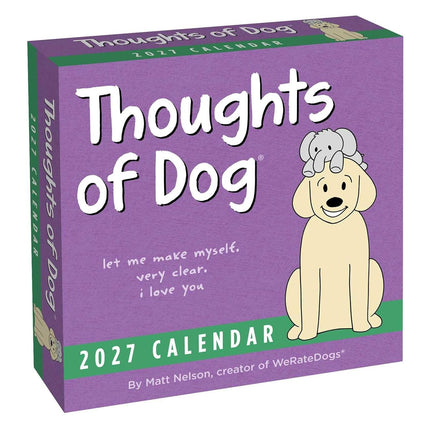 Thoughts of Dog 2027 Day-to-Day Calendar