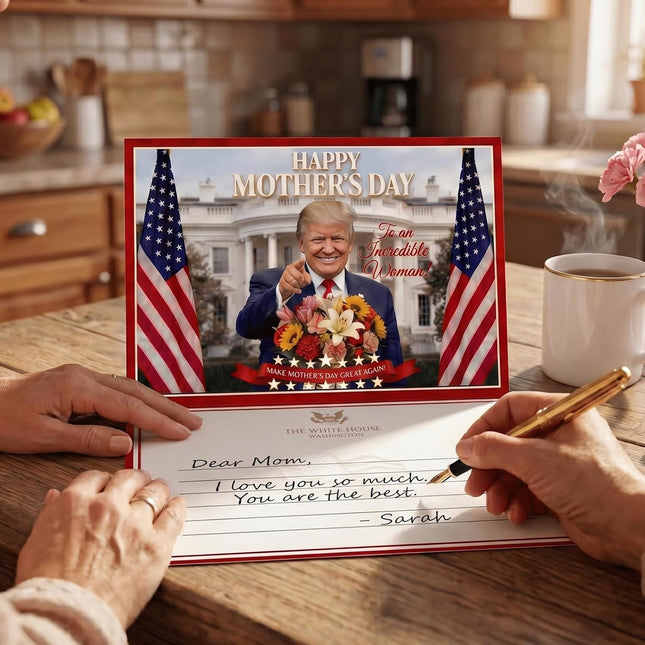 Mother's Day Talking Card, Make Mom Great Again Card Funny Mother's Day