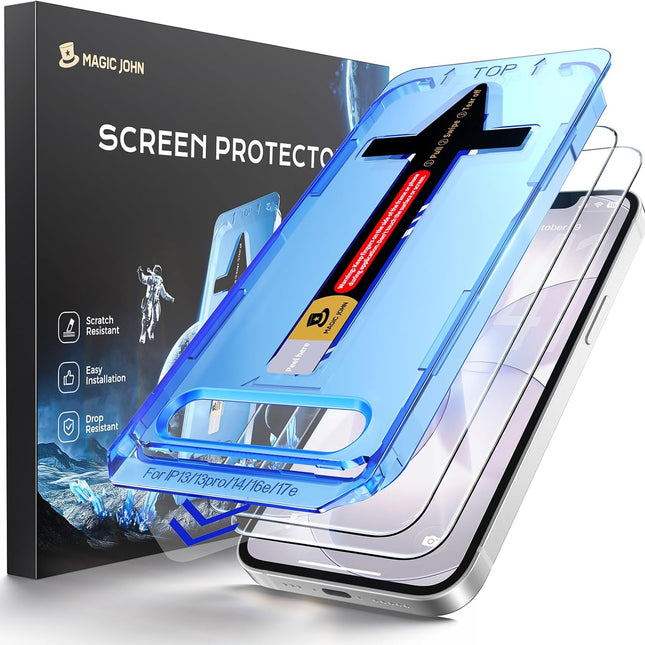 2-Pack Tempered Glass Screen Protector for 17e Phones