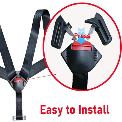 Universal 5 Point Baby Seat Chest Harness Clip and Child Seat Chest Harness Clip Buckle Replacement for Kids Trend Adjustable Guard