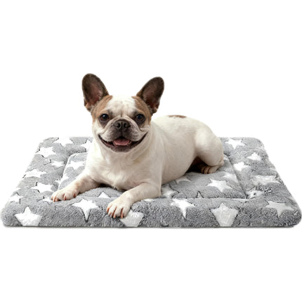 Tapete para cama de perro, reversible para jaula, lavable a máquina para perros pequeños