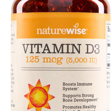 NatureWise Vitamin D3 5000iu - 360 Softgels Main