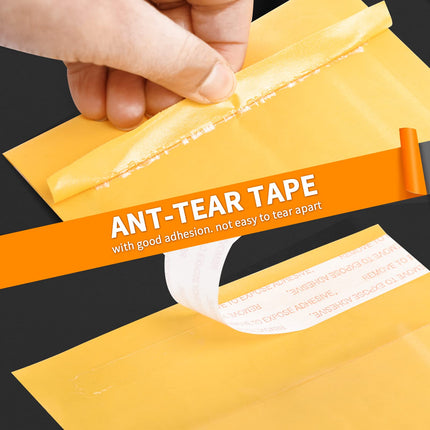 Kraft Bubble Mailers 8.5x11 Inch 50 Pcs,Small Self-Sealing Mail Shipping Bags,Yellow Padded Envelopes #2