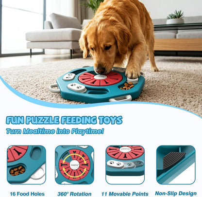 Dog Puzzle Enrichment Toy for Treat Training Games - photo 2