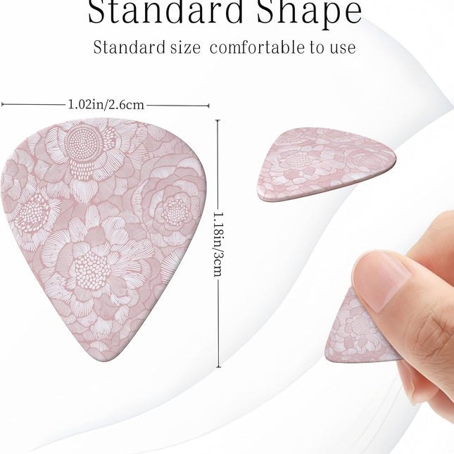 Guitar Picks-Medium（0.46mm） Guitar Pics Acoustic for Electric Ukulele Bass