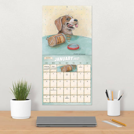 2027 Gary Patterson - Dogs Wall Calendar