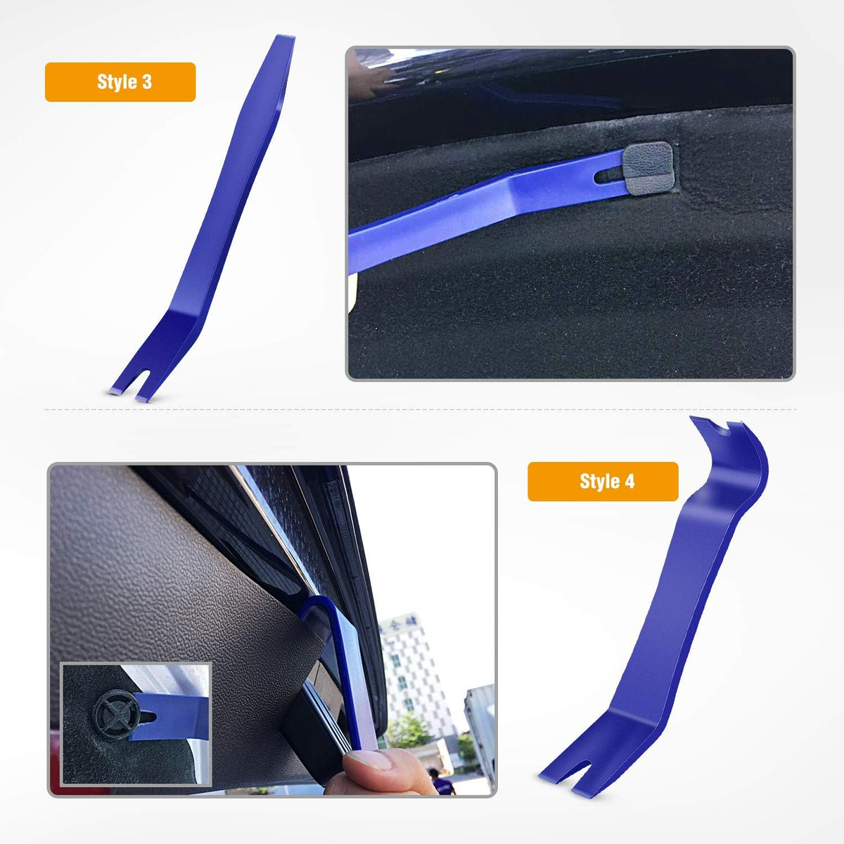 5-Piece Auto Trim Removal No-Scratch Pry Tool Kit - photo 5