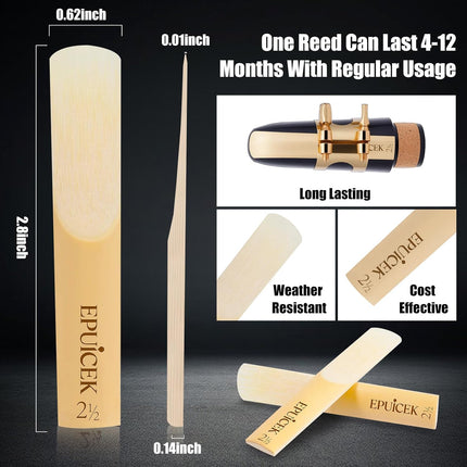 10 Pack Bb Clarinet Reeds 2.5 Strength f - in use