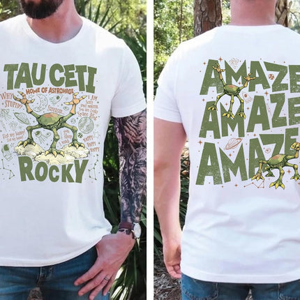 Amaze Amaze Amaze Shirt - Project Rocky Inspired T-Shirt - Tau Ceti Space Blob Graphic Tee - Funny Space Quotes Shirts for Kids & Adults Multiple Colors