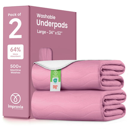 Washable Underpads, Heavy Absorbency Reusable Incontinence Pads