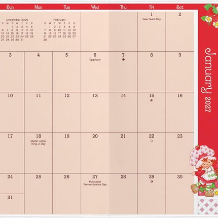 2027-2028 Strawberry Shortcake Pocket Planner