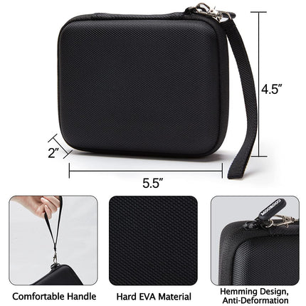 Estuche porta púas de guitarra compatible con Fender, ChromaCast, D'Addario, JIM DUNLOP, Bolopick, UNLP MUSICAL INSTRUMENT, bolsa de almacenamiento para púas de todos los tamaños, negra