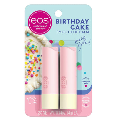 Natural Shea Lip Balm- Birthday Cake, lip balm, All-Day Moisture, Lip Care, Shea Butter, Moisturizing, Dry Lip Care