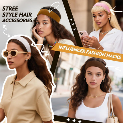 Headbands for Women 8 Pack, Head Bands Stocking Stuffers for Women
