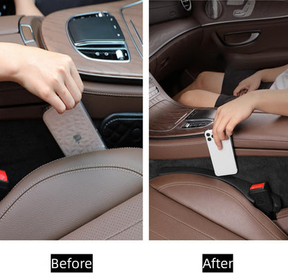 Car Seat Gap Filler 2 Pack - Universal Fit PU Leather Seat Crevice Blockers - photo 2