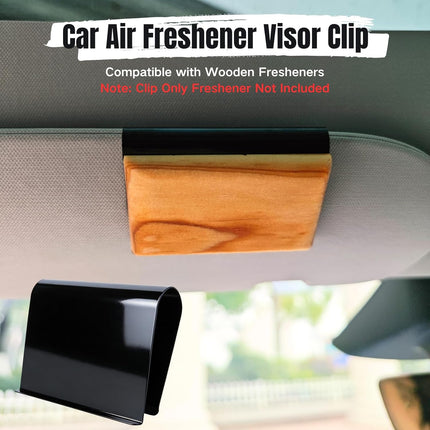 Car Air Freshener Visor Clip Compatible with Drift Car Air Freshener, Car Odor Eliminator Holder Vehicle Scent Diffuser Sun Visor Metal Clips for Cabin, Truck & SUV (Clip Only, Freshener not include)