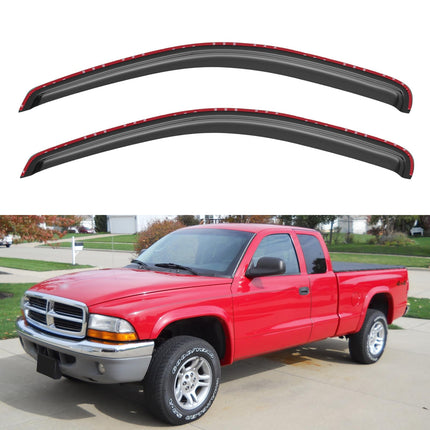 Window Visors Rain Guards for 2017-2026 Ford F250-F550 Super Duty Crew Cab