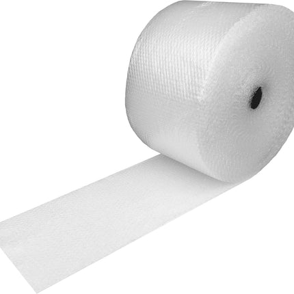 Amazon Basics Bubble Wrap for Moving, Packing, Shipping and Storage, Perforated Protective Cushioning for Fragile Items, 12-inch x 175-ft Long Roll, Small 3/16", Clear