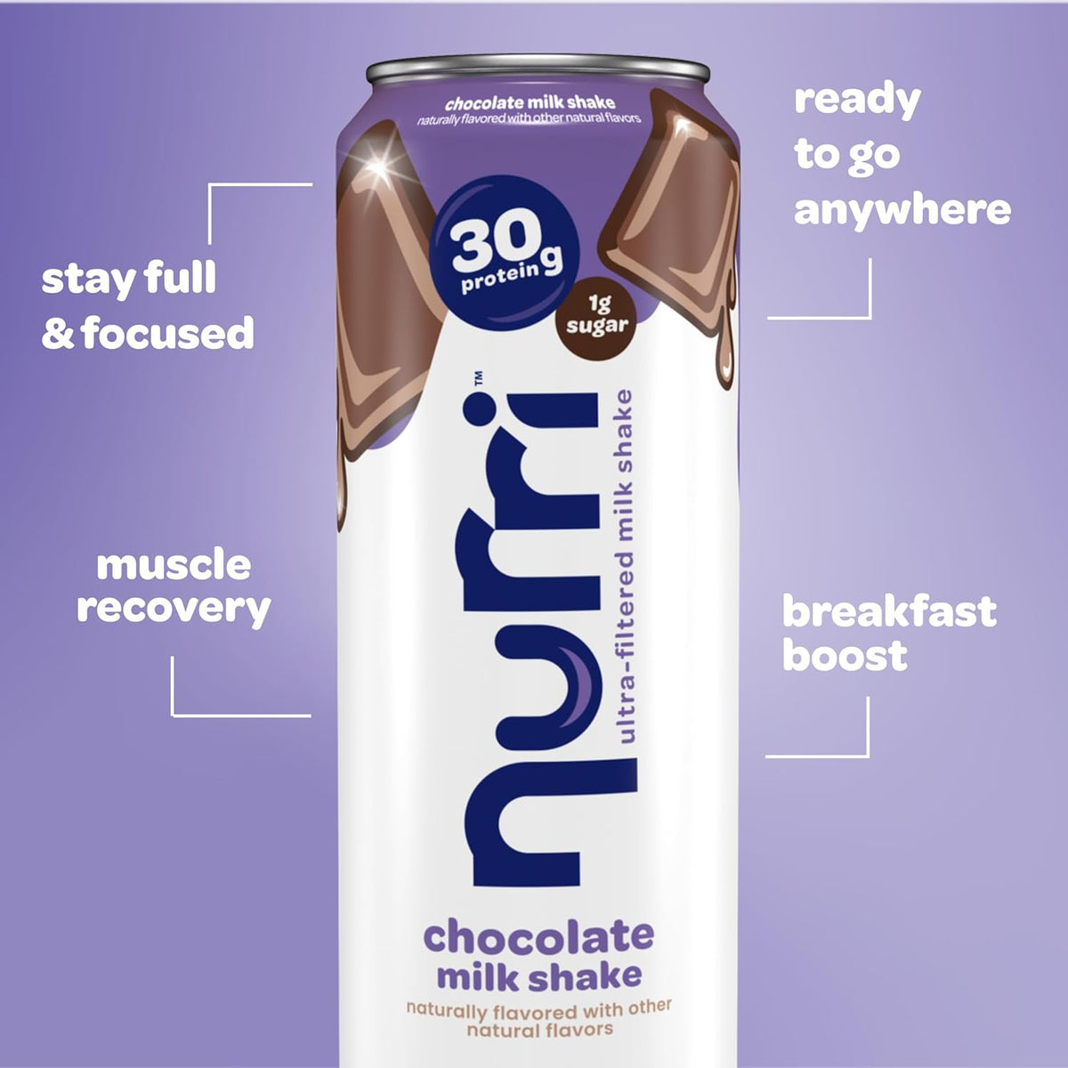 30g Protein Ultra Filtered Milk Shake - Chocolate, Lactose Free, 10 Cans - photo 5