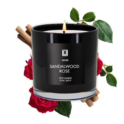 Jasmine, Oud & Sandalwood Scented Soy Blend Jar Candle, 9 Oz.