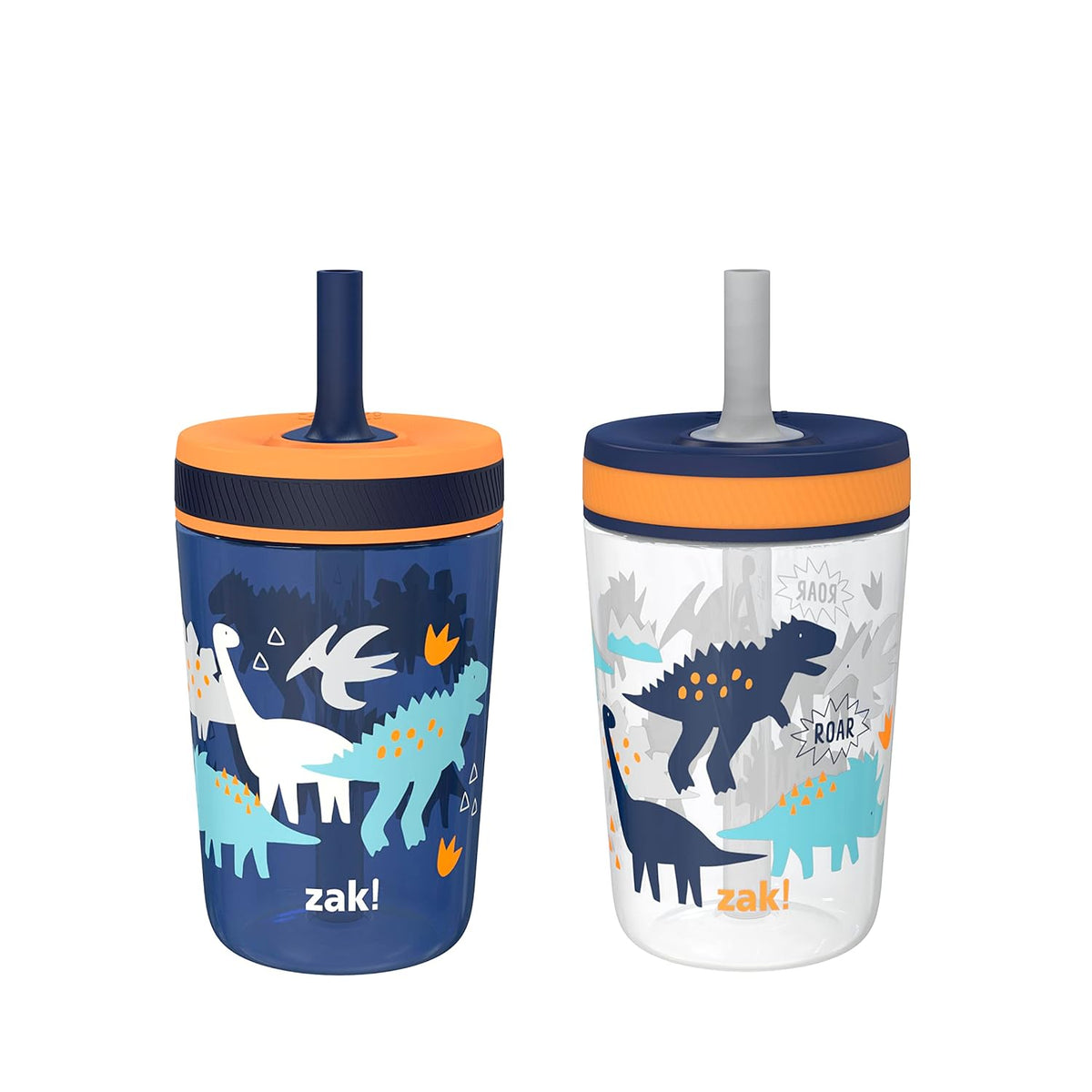 Toddler Cups For Travel or At Home, 15oz 2-Pack Durable Plastic Sippy Cups With Leak-Proof Design is Perfect For Kids