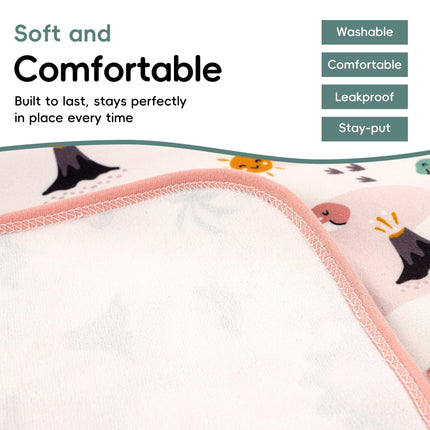 1 Pack Baby & Kids Waterproof Pee Pad 31x39 Dino Bed Wetting Pad
