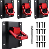 Tie Down Anchors Fit for Ford F150 & Raptor 2015-2026 & F250 F350 F450 F550 2017-2026, Truck Bed Tie Downs Car Accessories 4-Pack Replace# FL3Z-99000A64-B & FL3Z-9928408-AB Red