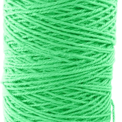 3mm x 1000 Feet Light Green Jute Rope, Twine for Gardening Tomato Climbing Plant Tie Floristry Crafts Gift Wrapping Packing Decor