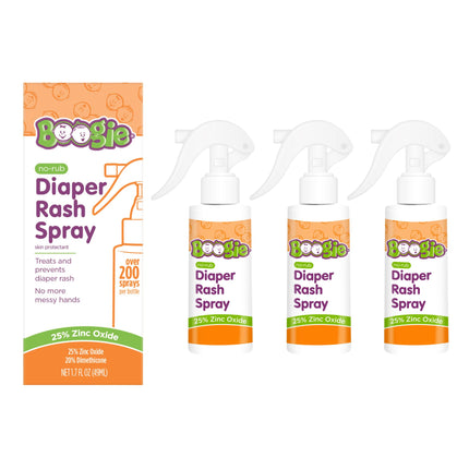 Diaper Rash Relief Bundle, No-Rub Spray & Maximum Strength Paste