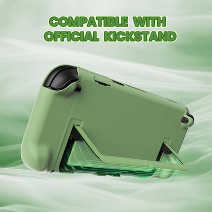 PlayVital Protective Case for Nintendo Switch 2 - Cute Dockable Hard Case Shell for Switch 2 with Thumb Grip & Sticker & Button Caps, Anti-Scratch & Shockproof Cover Skin - Matcha Green