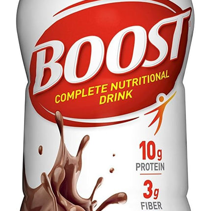 BOOST Original Ready to Drink Nutritional Drinks, Rich Chocolate, 8 Fl Oz Bottles (Pack of 24)
