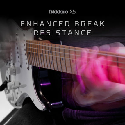 D'Addario Electric Guitar Strings, XS Nickel Coated, XSE1156, Med Top/X-Heavy Bottom Gauge 11-56, 6-String Set, Pack of 1