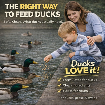 Floating Duck Food Pellets for Ducks, Geese & Swans, 5 lb - photo 4