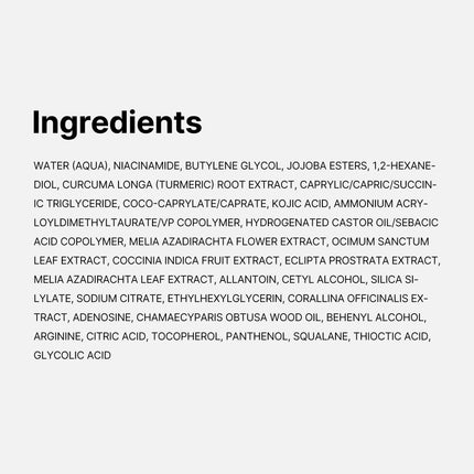Kojic Acid Turmeric Clarifying Capsule Serum for Troubled Skin