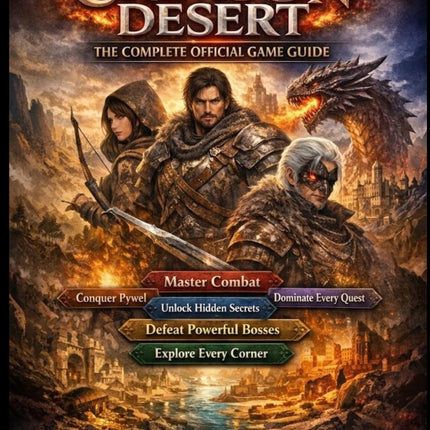 CRIMSON DESERT: THE COMPLETE OFFICIAL GAME The Complete Official Game Guide: Master Combat, Conquer Pywel, Unlock Hidden Secrets, Dominate Every ... Strategies and Step-by-Step Walkthroughs